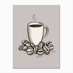 Coffee Beans Canvas Print