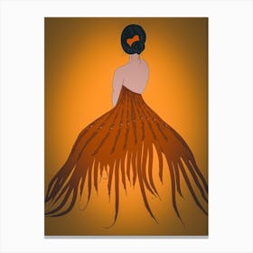 Hawaiian Girl Canvas Print