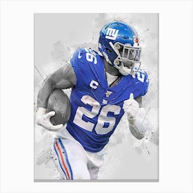 Saquon Barkley New York Giants Canvas Print