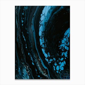 'Blue Swirl' 2 Canvas Print