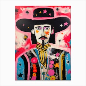 Wild Bill the Cowboy Canvas Print