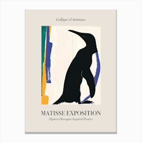 Penguin 1 Matisse Inspired Exposition Animals Poster Canvas Print