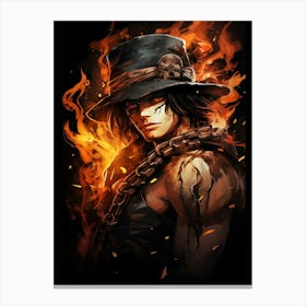 Portgas D. Ace 2 Canvas Print