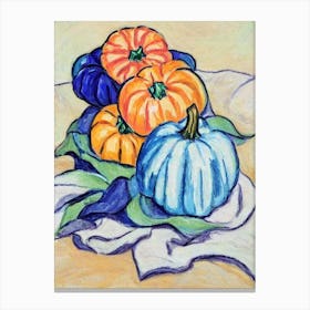 Pumpkin Fauvist vegetable Canvas Print