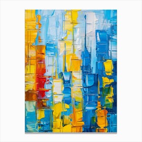 Abstract Cityscape 14 Canvas Print