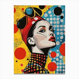 Pop Art beauty Canvas Print