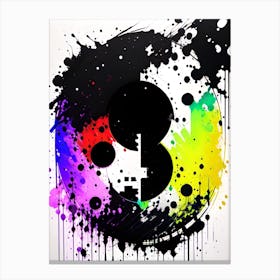 Splatter Painting 15 Canvas Print