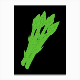 Green Asparagus Canvas Print