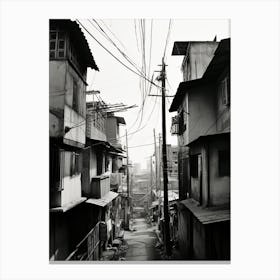 Manila, Philippines, Black And White Old Photo 3 Canvas Print