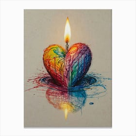 Heart Of Love 61 Canvas Print