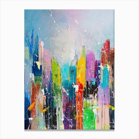 Abstract cityscape 7 Canvas Print