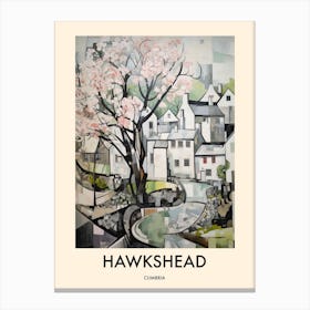 Hawkshead (Cumbria) Painting 1 Travel Poster Canvas Print