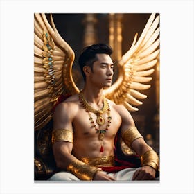 Handsome Asian God #1 Canvas Print