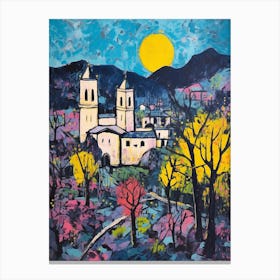 Gubbio Italy 2 Fauvist Painting Canvas Print