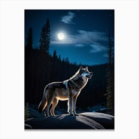 Howling Wolf 9 Canvas Print