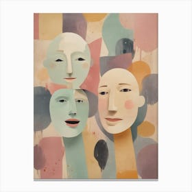 Three Faces 1 Canvas Print