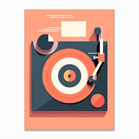 Turntable Canvas Print