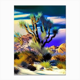 Joshua Tree National Park Nat Viga Style  (4) Canvas Print