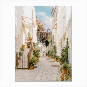 Alleyway In Puglia, Italy | travel photography Canvas Print