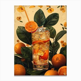 Orange Cocktail 36 Canvas Print