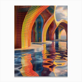 Colorful Bridge Canvas Print