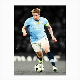 Kevin De Bruyne Of Manchester City 1 Canvas Print