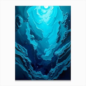 Ice Cave Canvas Print