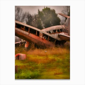 Abandoned Plane 6 Canvas Print