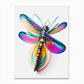 Common Whitetail Dragonfly Tattoo 1 Canvas Print