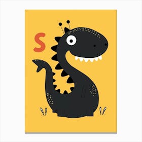 Alphabet Letter S Canvas Print