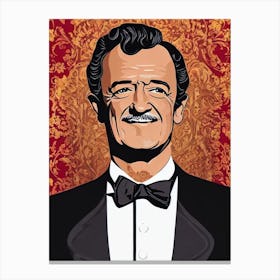 David Niven Illustration Movies Canvas Print