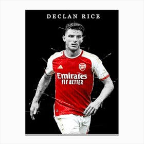 Declan Rice Arsenal Canvas Print