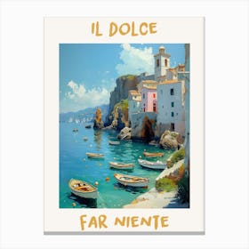 Il Dolce Far Niente Canvas Print