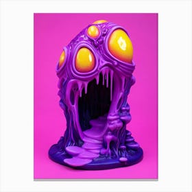 Emo Monster Canvas Print