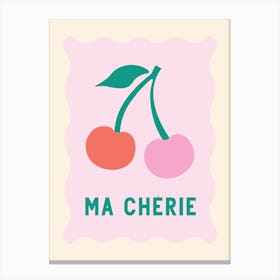 Ma Cherie Cherries Canvas Print