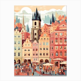 The Old Town Square Prague Canvas Print