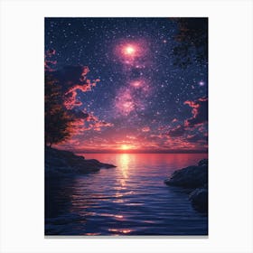 Starry Night Sky 26 Canvas Print