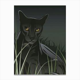 Black Panther 6 Canvas Print