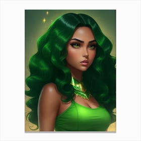 Emerald Princess Canvas Print