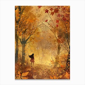 Autumn In The Forest Canvas Print