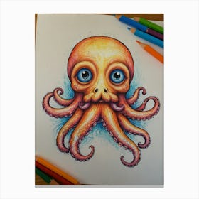 Octopus 52 Canvas Print