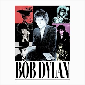 bob dylan music 1 Canvas Print