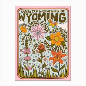 Wyoming Wildflowers Canvas Print