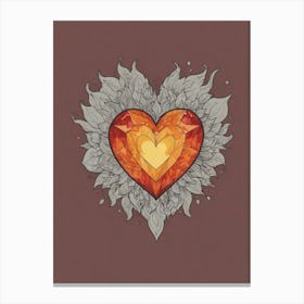 Heart Of Gold 3 Canvas Print