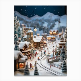 Christmas Village 9 Canvas Print