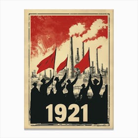 Aihrgdesign A Vintage Political Poster Marking The Formation 16 Lienzos