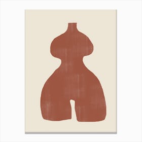 Terracotta Vase Canvas Print