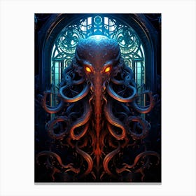 Cthulhu Kraken Monster Canvas Print