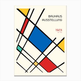 Bauhaus Geometric Minimalist 2 Canvas Print