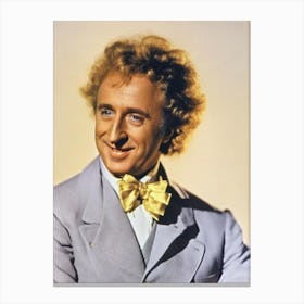 Gene Wilder Retro Collage Movies Canvas Print